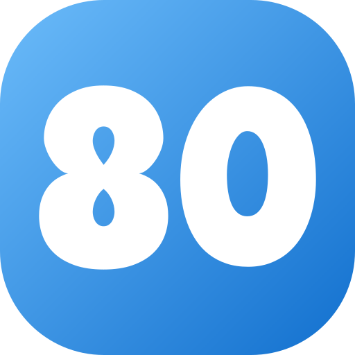 80 Generic gradient fill icon