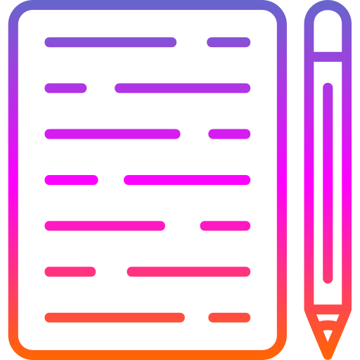 schrijven Generic gradient outline icoon