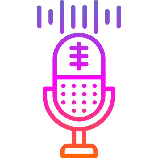 Voice recording Generic gradient outline icon