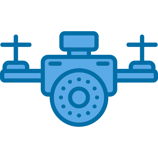 drone con cámara Generic color lineal-color icono