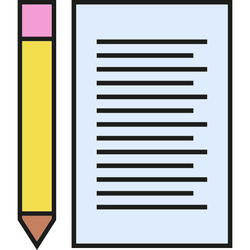 escrita Generic color lineal-color Ícone