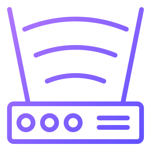 router Generic gradient outline icona