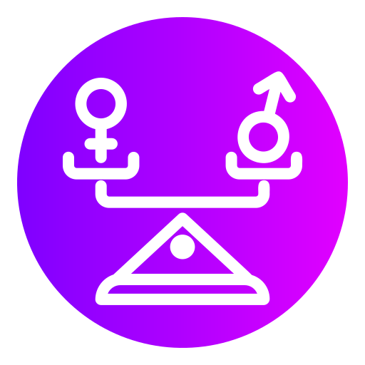 równość płci Generic gradient fill ikona
