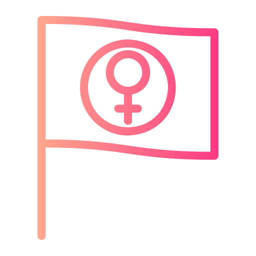 Feminism Generic gradient outline icon