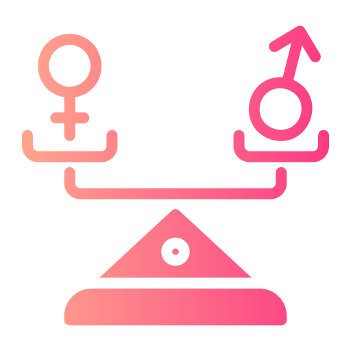 남녀 평등 Generic gradient fill icon