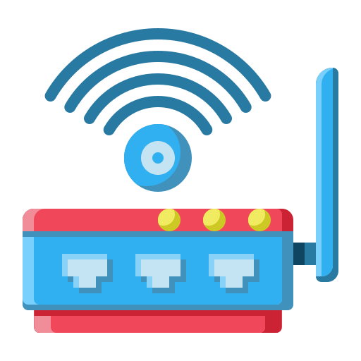 Router Generic color fill icon