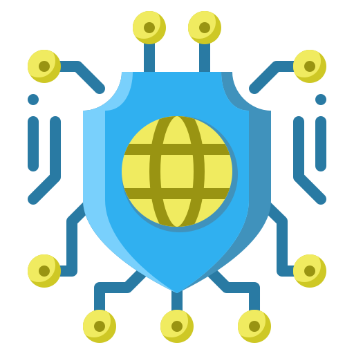 사이버 보안 Generic color fill icon