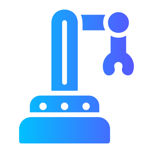 robot industriale Generic gradient fill icona