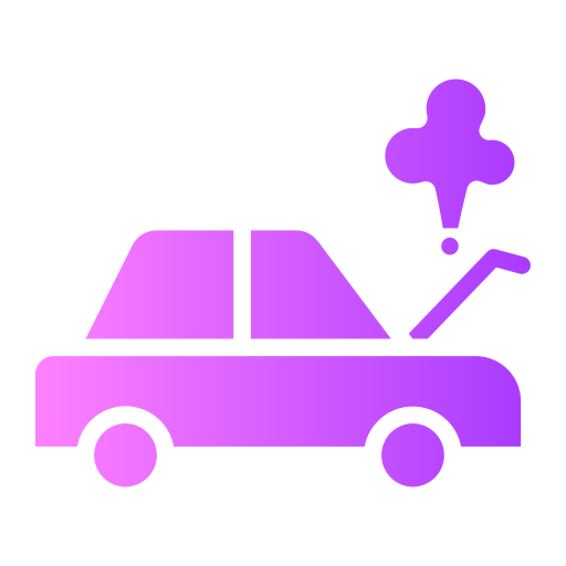 Broken car Generic gradient fill icon