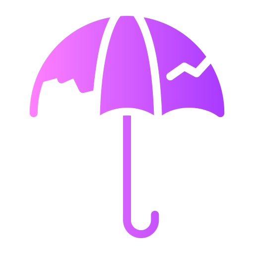 Зонтик Generic gradient fill иконка