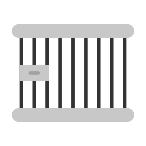 Тюрьма Generic color fill иконка