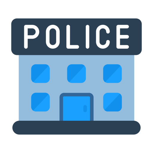 polizeistation Generic color fill icon