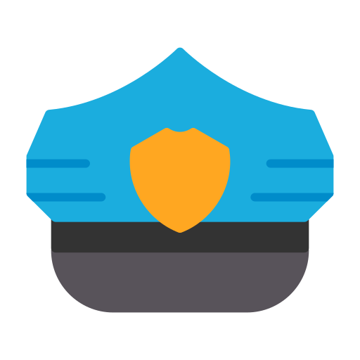 Police hat Generic color fill icon