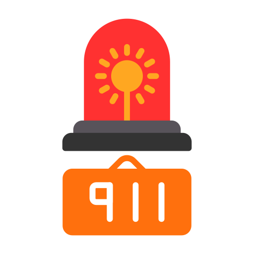 911 anrufen Generic color fill icon