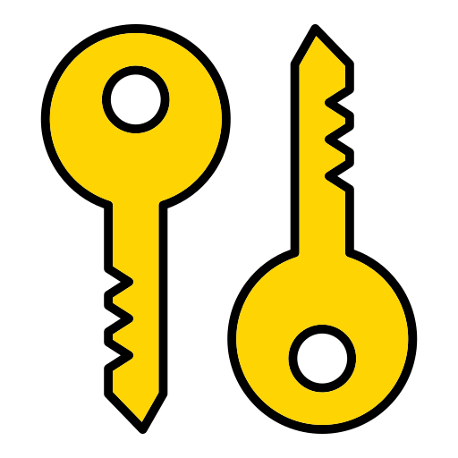 Key Generic color lineal-color icon