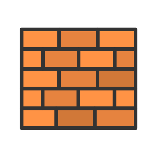 Brick Wall Generic color lineal-color icon