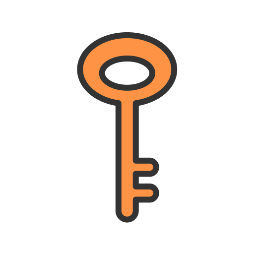 llave de la puerta Generic color lineal-color icono