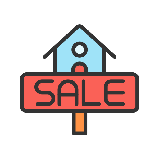 판매를위한 집 Generic color lineal-color icon