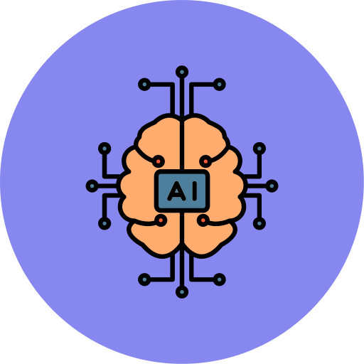 Artificial intelligence Generic color fill icon