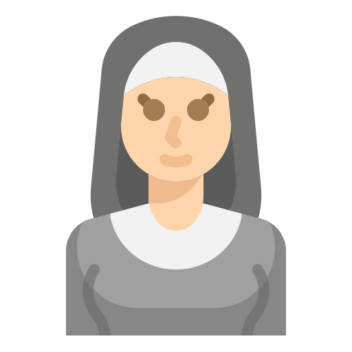 Монахиня Generic color fill иконка