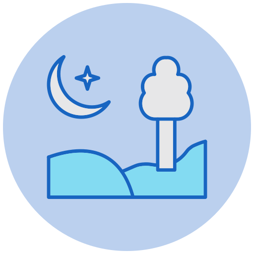 Night Generic color lineal-color icon