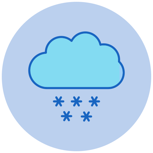 Śnieżny Generic color lineal-color ikona