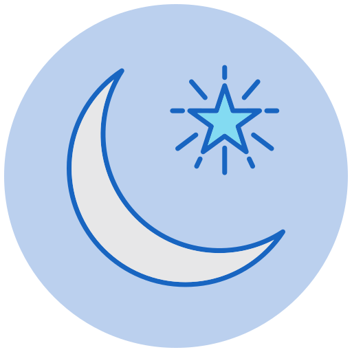 mezza luna Generic color lineal-color icona