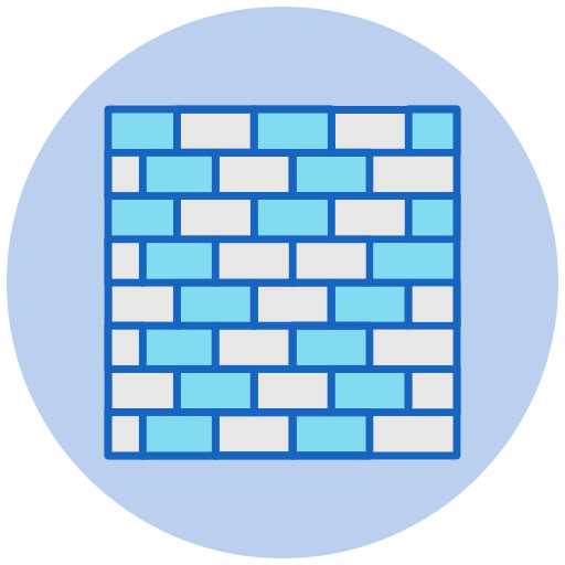 Brick Wall Generic color lineal-color icon