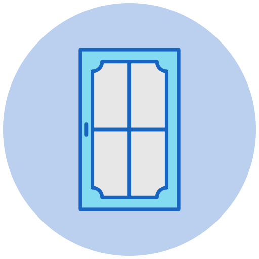 Дверь Generic color lineal-color иконка