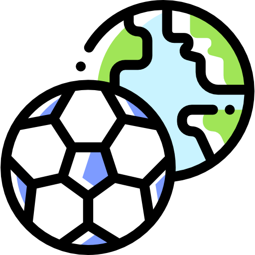 fútbol Detailed Rounded Color Omission icono