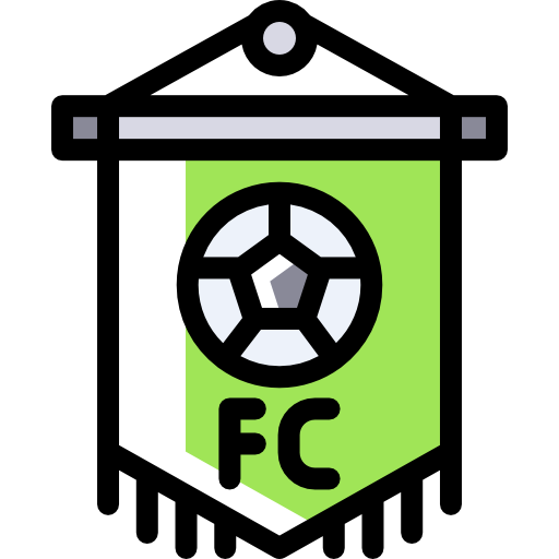 Football Detailed Rounded Color Omission icon