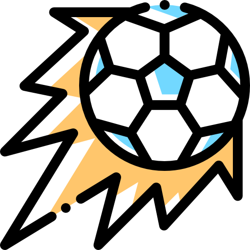 fußball Detailed Rounded Color Omission icon
