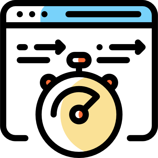 Speedometer Detailed Rounded Color Omission icon