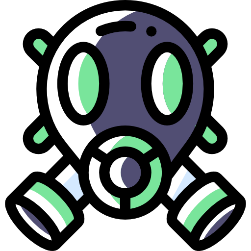 Mask Detailed Rounded Color Omission icon