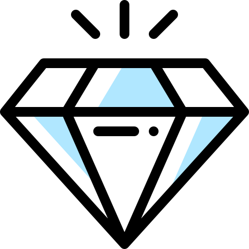 diamant Detailed Rounded Color Omission icon