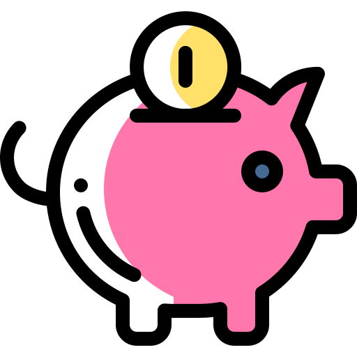 sparschwein Detailed Rounded Color Omission icon