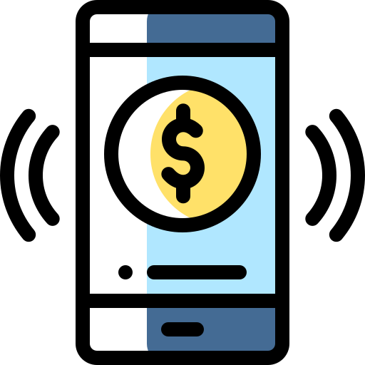 Online payment Detailed Rounded Color Omission icon