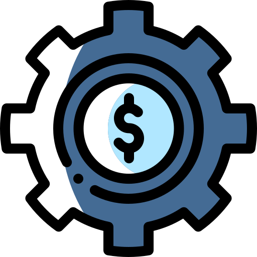 Dollar Detailed Rounded Color Omission icon