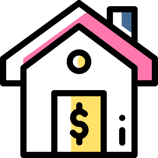 hipoteka Detailed Rounded Color Omission ikona