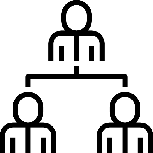 jerarquía Aphiradee (monkik) Lineal icono