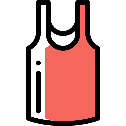 민소매 셔츠 Detailed Rounded Color Omission icon
