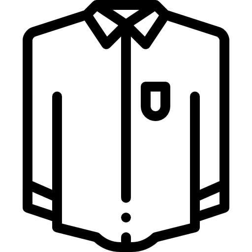 Shirt Detailed Rounded Color Omission icon