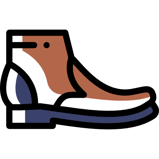 Shoe Detailed Rounded Color Omission icon