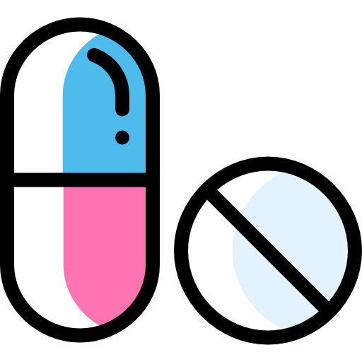 丸薬 Detailed Rounded Color Omission icon