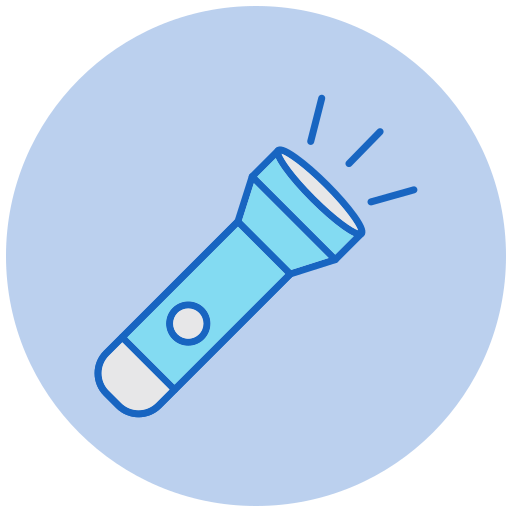 Flashlight Generic color lineal-color icon