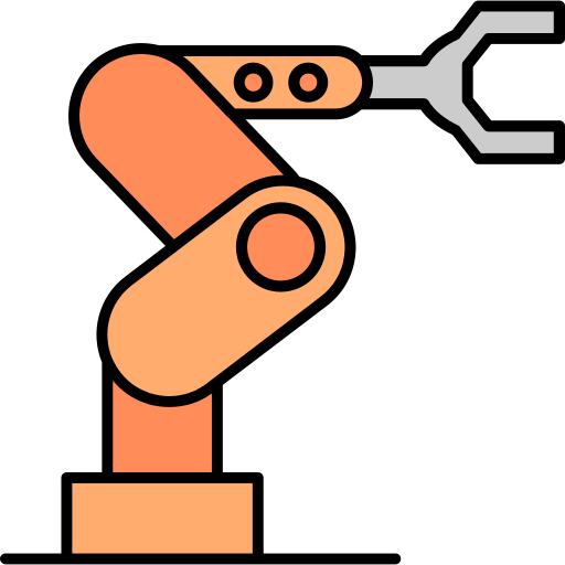 Industrial robot Generic color lineal-color icon
