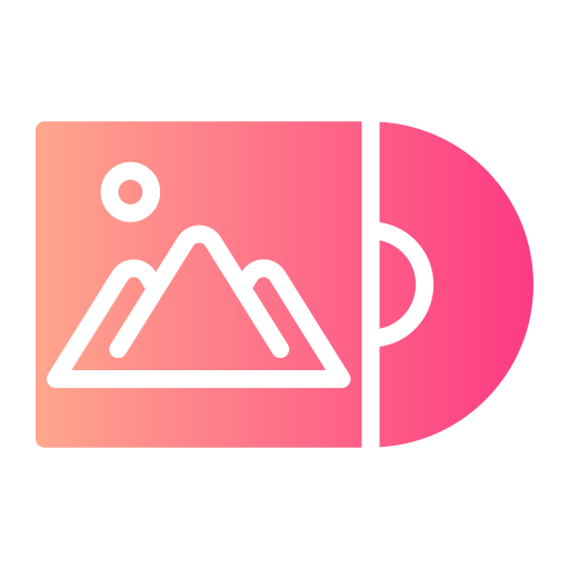 コンパクトディスク Generic gradient fill icon