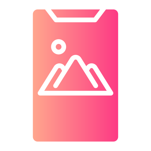 smartfon Generic gradient fill ikona
