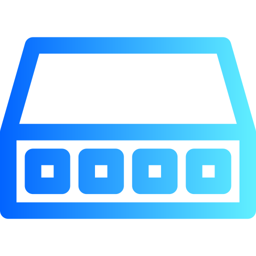 Network switch Generic gradient outline icon
