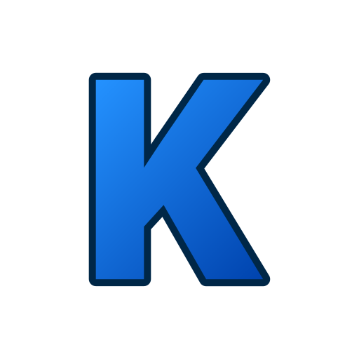Kappa Generic gradient lineal-color icon